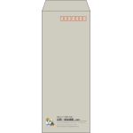 【既製品】長40(90x225mm)（〒枠あり）