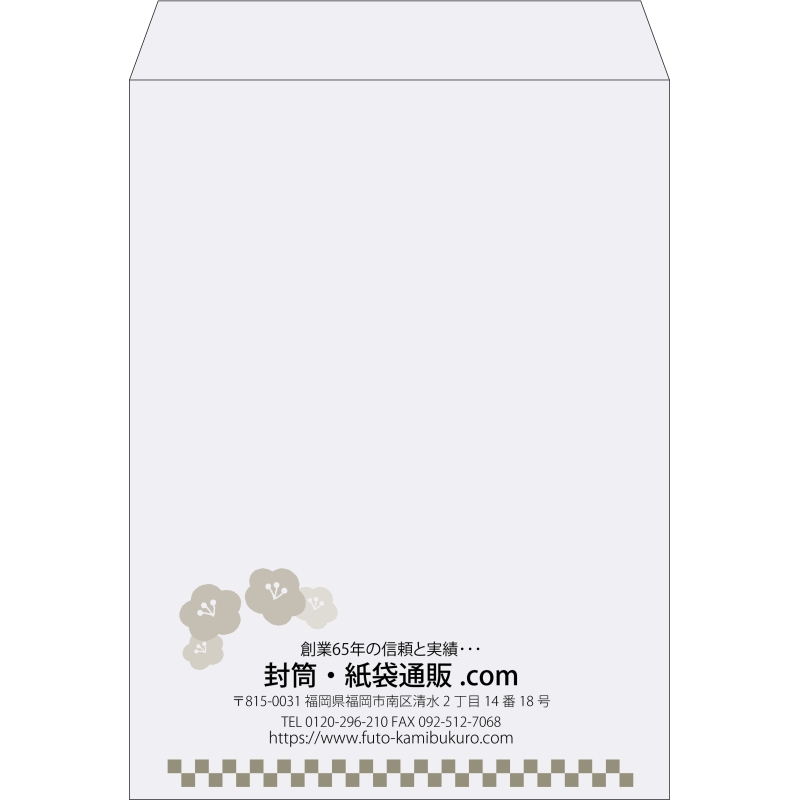 【既製品】角0(287x382mm)（〒枠なし）