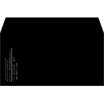 【既製品】洋長3(235x120mm)（〒枠なし）