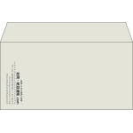 【既製品】洋長3(235x120mm)（〒枠なし）