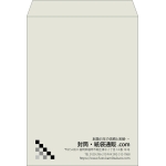 【既製品】角0(287x382mm)（〒枠なし）