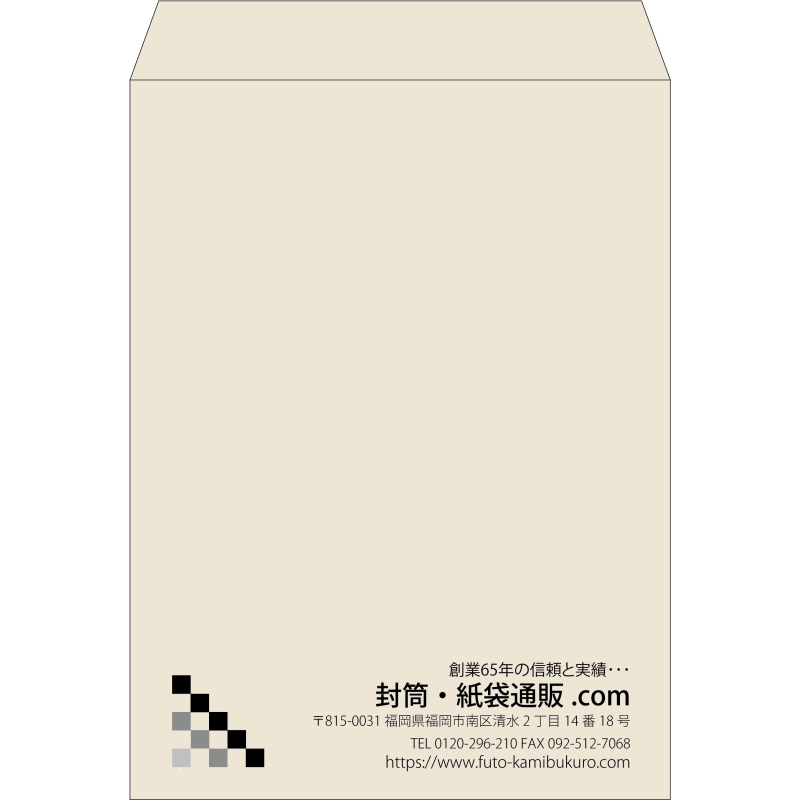 【既製品】角0(287x382mm)（〒枠なし）