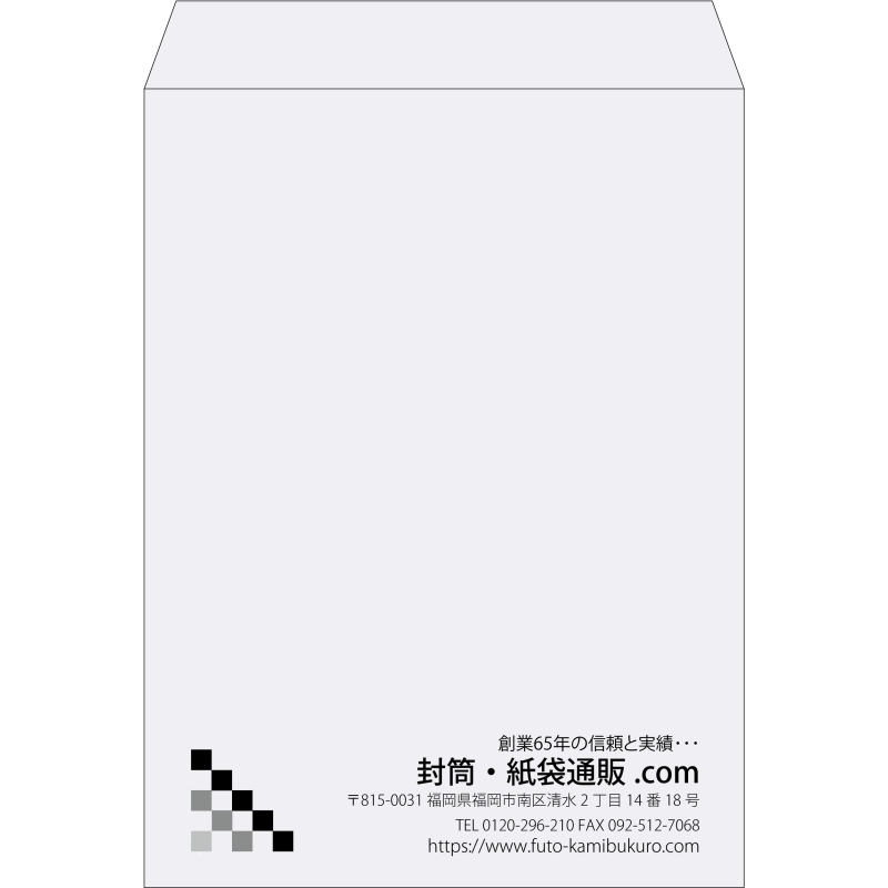【既製品】角0(287x382mm)（〒枠なし）