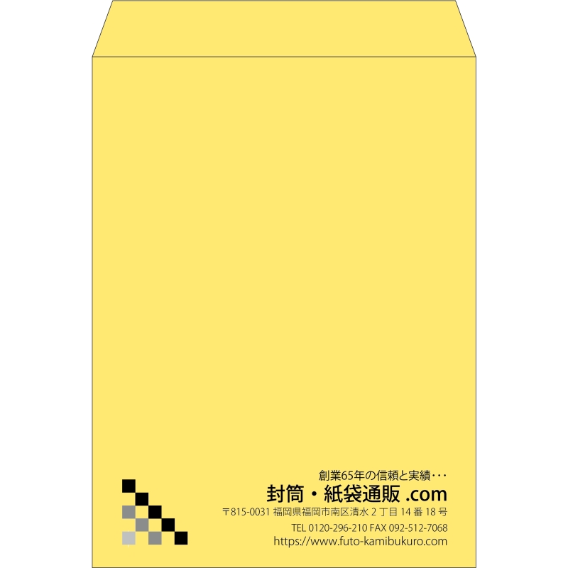 【既製品】角0(287x382mm)（〒枠なし）