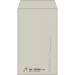 【既製品】角8(119x197mm)（〒枠なし）