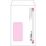 【オリジナル封筒】角8窓付き(119x197mm)（〒枠なし）