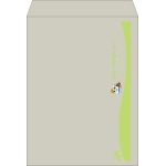 【既製品】角0(287x382mm)（〒枠なし）