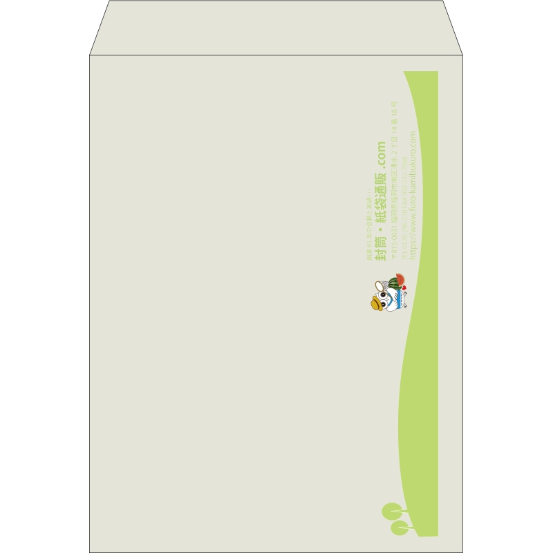 【既製品】角0(287x382mm)（〒枠なし）
