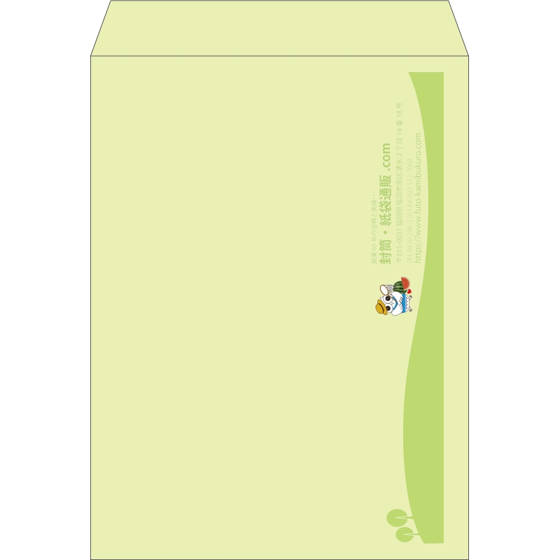 【既製品】角0(287x382mm)（〒枠なし）