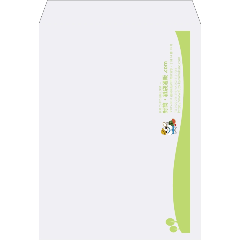 【既製品】角0(287x382mm)（〒枠なし）