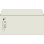 【既製品】洋4(235x105mm)（〒枠なし）