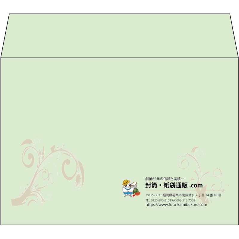 【既製品】洋2(162x114mm)（〒枠なし）