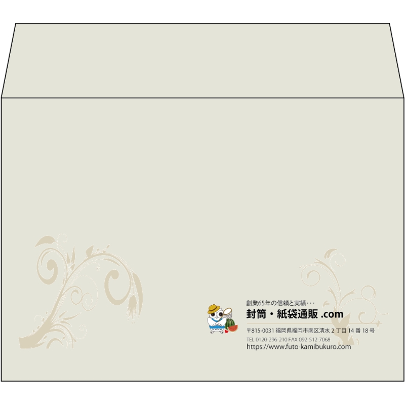 【既製品】洋2(162x114mm)（〒枠なし）