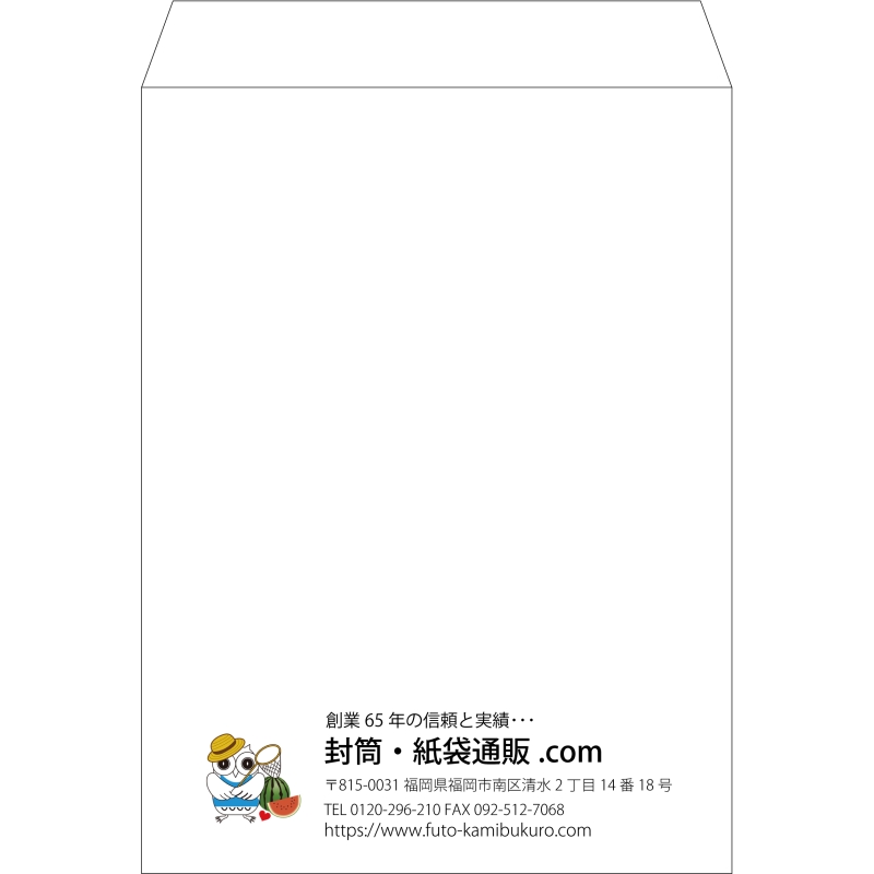 【既製品】角0(287x382mm)（〒枠なし）