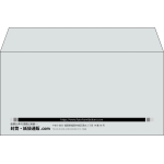 【既製品】洋長3(235x120mm)（〒枠なし）