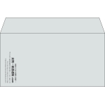 【既製品】洋長3(235x120mm)（〒枠なし）