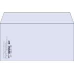 【既製品】洋長3(235x120mm)（〒枠なし）