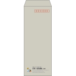 【既製品】長40(90x225mm)（〒枠あり）