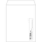 【既製品】角5(190x240mm)（〒枠なし）