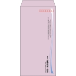 【既製品】長3(120x235mm)（〒枠あり）