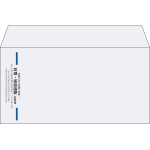 【既製品】洋長3(235x120mm)（〒枠なし）