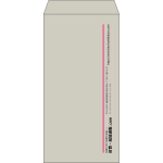 【既製品】長3(120x235mm)（〒枠なし）