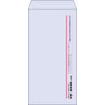 【既製品】長3(120x235mm)（〒枠なし）