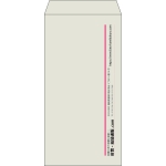 【既製品】長3(120x235mm)（〒枠なし）