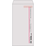 【既製品】長3(120x235mm)（〒枠あり）