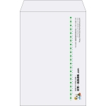 【既製品】角20(229x324mm)（〒枠なし）