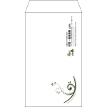 【既製品】角8(119x197mm)（〒枠なし）