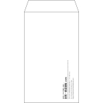 【既製品】角8(119x197mm)（〒枠なし）