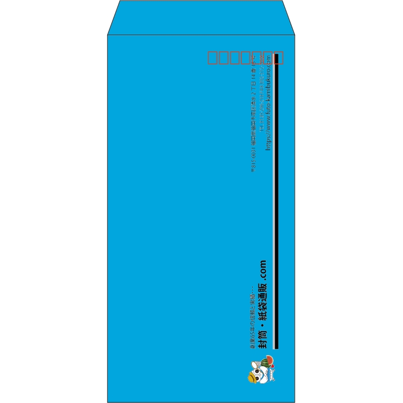 【既製品】長3(120x235mm)（〒枠あり）