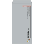 【既製品】長3(120x235mm)（〒枠あり）
