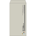 【既製品】長3(120x235mm)（〒枠なし）