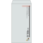【既製品】長3(120x235mm)（〒枠あり）