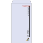 【既製品】長3(120x235mm)（〒枠あり）