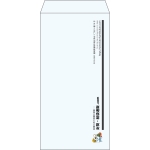 【既製品】長3(120x235mm)（〒枠なし）