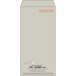 【既製品】長3(120x235mm)（〒枠あり）