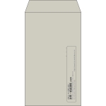 【既製品】角8(119x197mm)（〒枠なし）