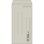 【既製品】長3(120x235mm)（〒枠あり）