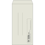 【既製品】長3(120x235mm)（〒枠なし）