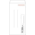 【既製品】長3(120x235mm)（〒枠あり）