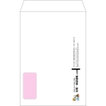 【オリジナル封筒】角20窓付き(229x324mm)（〒枠なし）