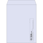 【既製品】角3(216x277mm)（〒枠なし）
