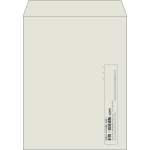 【既製品】角3(216x277mm)（〒枠なし）