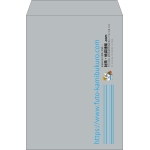 【既製品】角2(240x332mm)（〒枠なし）