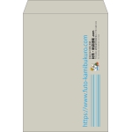 【既製品】角2(240x332mm)（〒枠なし）