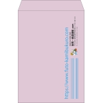 【既製品】角2(240x332mm)（〒枠なし）