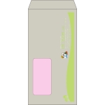 【既製品】長3窓付き(120x235mm)（〒枠なし）